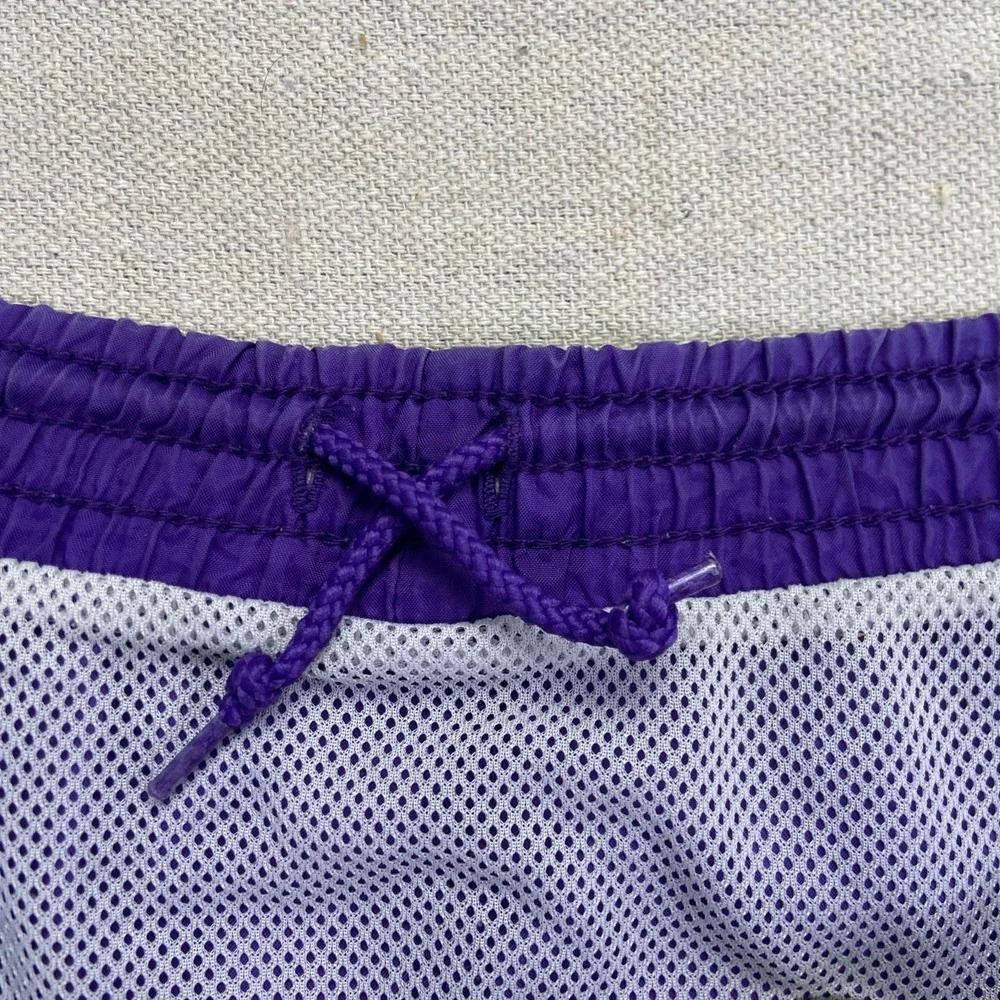 Vintage Nike Swim Trunks Mens S Purple Nylon Big Logo 90s Shorts